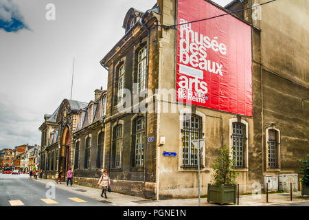 Das Musée des Beaux Arts (Bildende Kunst) Gebäude in Reims, Frankreich Stockfoto