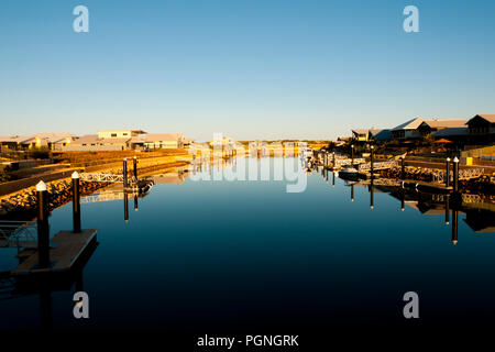 Marina Quays - Exmouth - Australien Stockfoto