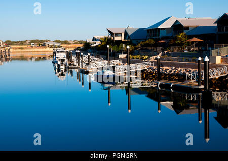 Marina Quays - Exmouth - Australien Stockfoto