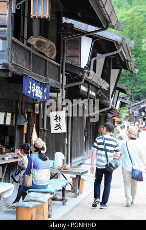 An Retro Cafe ar Narai-Juku (奈良井宿) Japan Stockfoto