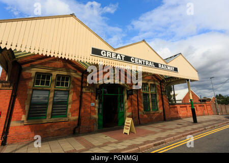 Erbe Great Central Railway Station, Loughborough Leicester, England Stockfoto