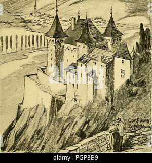 "Burgen und Schlösser der alten Burgund und in den angrenzenden Provinzen" (1909) Stockfoto