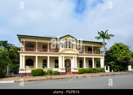 Alte imposante Gebäude aus der Kolonialzeit in Cooktown, Far North Queensland, FNQ, QLD, Australien Stockfoto