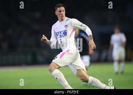 Kanagawa, Japan. 15 Aug, 2018. Fernando Torres (Sagan) Fußball: 2018 J1 Liga Match zwischen Kawasaki Frontale 0-0 Sagan Tosu an Todoroki Stadion in Kanagawa, Japan. Quelle: LBA/Alamy leben Nachrichten Stockfoto
