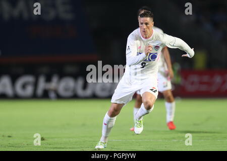 Kanagawa, Japan. 15 Aug, 2018. Fernando Torres (Sagan) Fußball: 2018 J1 Liga Match zwischen Kawasaki Frontale 0-0 Sagan Tosu an Todoroki Stadion in Kanagawa, Japan. Quelle: LBA/Alamy leben Nachrichten Stockfoto