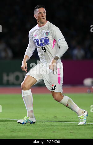 Kanagawa, Japan. 15 Aug, 2018. Fernando Torres (Sagan) Fußball: 2018 J1 Liga Match zwischen Kawasaki Frontale 0-0 Sagan Tosu an Todoroki Stadion in Kanagawa, Japan. Quelle: LBA/Alamy leben Nachrichten Stockfoto
