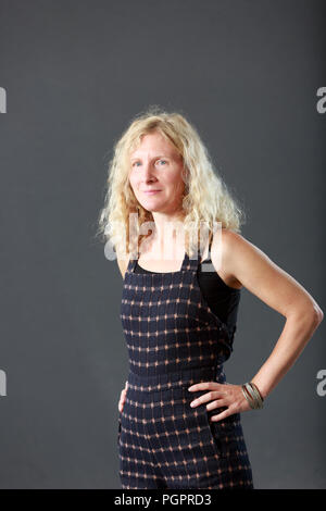 Edinburgh, Schottland. UK. 27. August 2018. Edinburgh International Book Festival. Bild: Samantha Harvey. Edinburgh. Pako Mera/Alamy Leben Nachrichten. Stockfoto