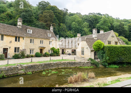 Castle Combe Dorf in Wiltshire, England Stockfoto