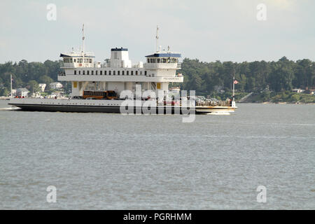 Jamestown - Schottland Fähre auf James River, Virginia, USA Stockfoto