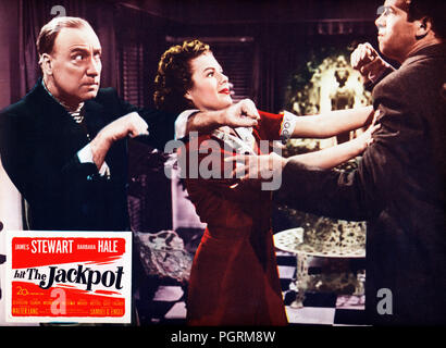Der Jackpot, alias: Abenteuer eines Pechvogels, USA 1950, Regie: Walter Lang, Darsteller: Alan Mowbray, Barbara Hale, James Stewart Stockfoto