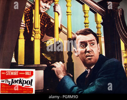 Der Jackpot, alias: Abenteuer eines Pechvogels, USA 1950, Regie: Walter Lang, Darsteller: Tommy Rettig, James Stewart Stockfoto