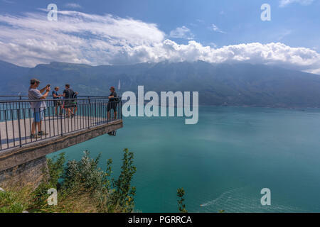 Tremosine, Gardasee, Lombardei, Italien, Europa Stockfoto