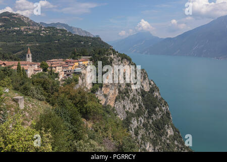 Tremosine, Gardasee, Lombardei, Italien, Europa Stockfoto
