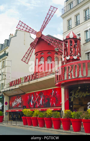 La Machine du Moulin Rouge berühmte Diskothek, Place Blanche, Pigalle, Paris, Frankreich Stockfoto