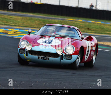 Clive Freude, Spencer Trenery, Emanuel Collard, Ferrari 250 LM, Plateau 4, Grid4, 1962 bis 1965 Autos, Le Mans Classic 2018, Juli 2018, Le Mans, Frankreich, c Stockfoto