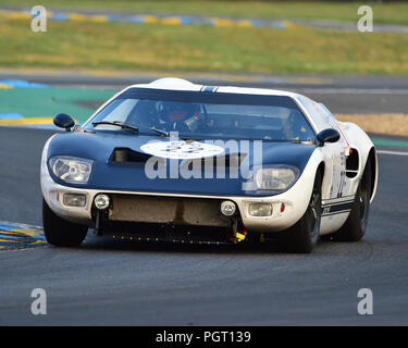 Richard Meins, Ford GT 40 Mk 1, Plateau 4, Grid4, 1962 bis 1965 Autos, Le Mans Classic 2018, Juli 2018, Le Mans, Frankreich, Rundstrecke, Classic, Classic Stockfoto