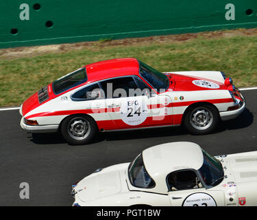 Michel Scemama, Porsche 911, Plateau 4, Grid4, 1962 bis 1965 Autos, Le Mans Classic 2018, Juli 2018, Le Mans, Frankreich, Rundstrecke, Classic, Classic Stockfoto