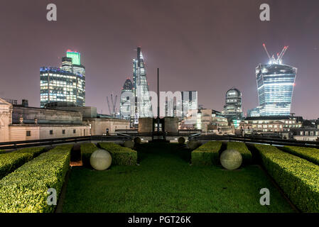 Coq d'Argent Restaurant und Dachgarten, London Stockfoto