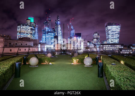 Coq d'Argent Restaurant und Dachgarten, London Stockfoto