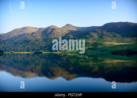 Hohe Stile reichen von buttermere Lake, Lake District, Cumbria, England Stockfoto