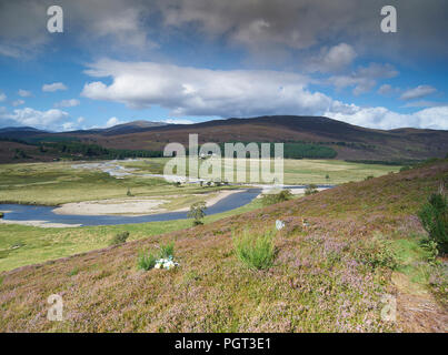 Linn von Dee, Braemar, die schottischen Highlands, Perth und Kinross, Schottland, UK, GB. Stockfoto