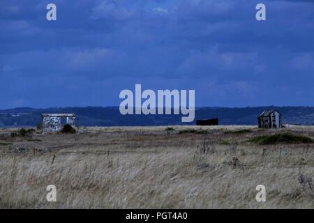 Reisen & Tourismus - Wilde Standorte - Go West-Serie. Remote Isolation & Schönheit in einem der besten Wild Britain's Orte, Dungeness, UK. Stockfoto