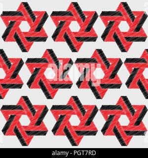 Hexagon Hintergrund Design, nahtlose Muster GEMUSTERTEN Stock Vektor