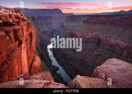 Colorado River von Toroweap übersehen, Grand Canyon NP Stockfoto