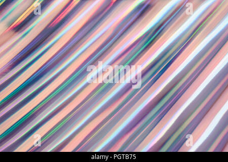 Mehrfarbiger Hintergrund imitieren Hologramm als trendige Kulisse. Stockfoto