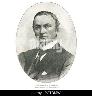 George Nathaniel Curzon, 1859-1925 Stockfoto