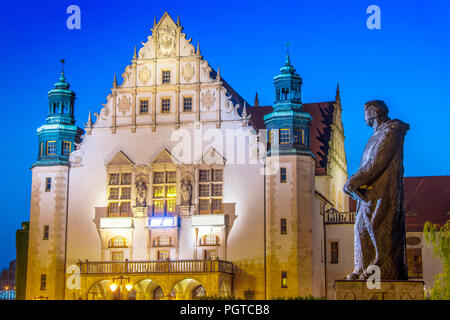 Collegium Minus der Adam Mickiewicz Universität in Poznan, Polen. Stockfoto