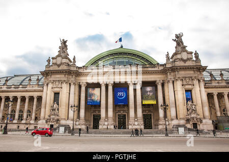 Grand Palais in einem trüben Wintertag kurz vor Frühling Stockfoto