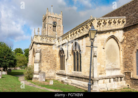 St Michael's Church, Highworth, Wiltshire, England, Vereinigtes Königreich Stockfoto