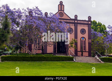 Historische Synagoge von 1889 in San Diego, Kalifornien, USA. Stockfoto