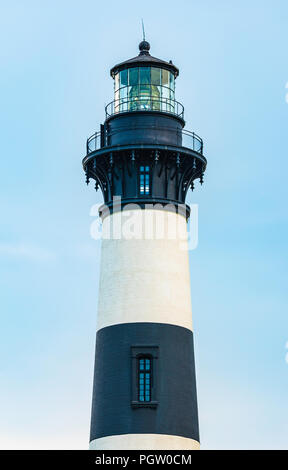 Der Leuchtturm finden Sie südlich von Nags Head NC im Outer Banks. Stockfoto