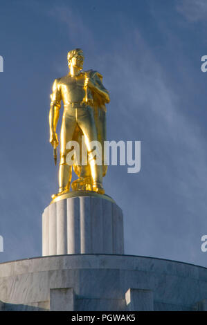 Oregon Pionier statue (Capitol Dome), State Capitol State Park, Salem, Oregon, Oregon Stockfoto