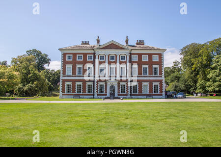 Lytham Hall aus dem 18. Jahrhundert georgianisches Landhaus, Lytham St Annes, Lancashire, England, Vereinigtes Königreich Stockfoto