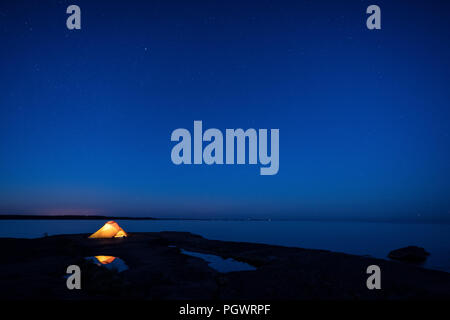 Camping am Varlaxudden in Porvoo, Finnland, Europa, EU Stockfoto