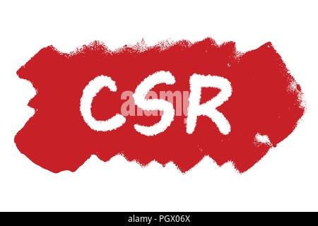 Pantroller CSR-Banner Stock Vektor