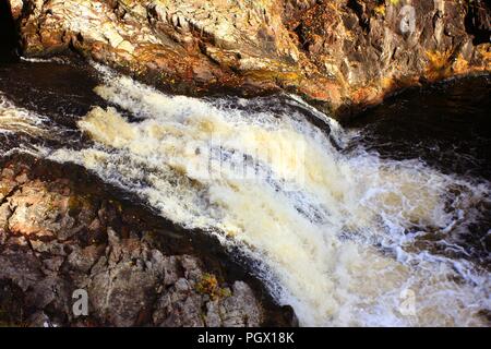 Die Wasserfälle von Shin Stockfoto