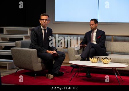 Berlin, Deutschland. 29 Aug, 2018. Pressekonferenz auf der IFA 2018, Miele Credit: Beata Siewicz/Pacific Press/Alamy leben Nachrichten Stockfoto