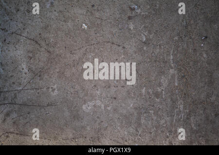 Die Textur der Betonwand in Flecken Stockfoto
