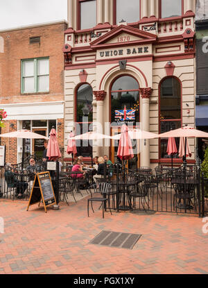 Union Bank zu Pub umgewandelt in Winchester VA Stockfoto