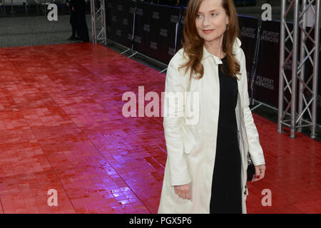 Schauspielerin Isabelle Huppert kommt beim Filmfest München 2014 Stockfoto