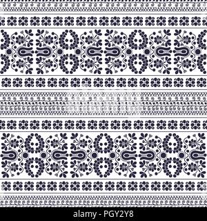 Ungarische nahtlose Muster, vektor design Stock Vektor