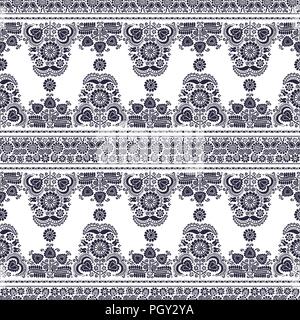 Ungarische nahtlose Muster, vektor design Stock Vektor