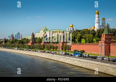 Panorama Kreml in Moskau, Russland Stockfoto