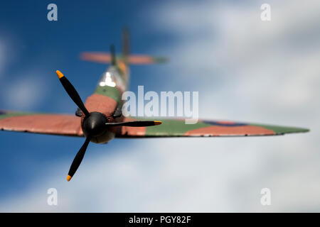 Italeri 1/76 Modell Spitfire Stockfoto