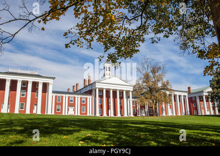 Campus der Washington und Lee University in Lexington, Virginia Stockfoto