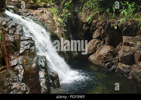 Khlong Nonsi Wasserfall, Insel Koh Chang, Thailand. Stockfoto